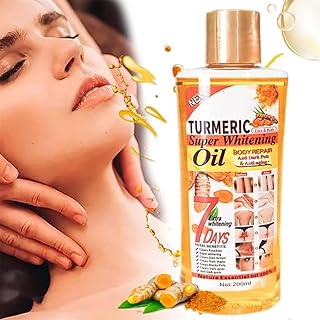 Soft 7 Oil - Soft 7 Turmeric Oil,Body Oil,Soft 7 Turmeric Honey Soap Bar,Vitamin C Body Oil Corrector,Turmeric Oil for Fac...