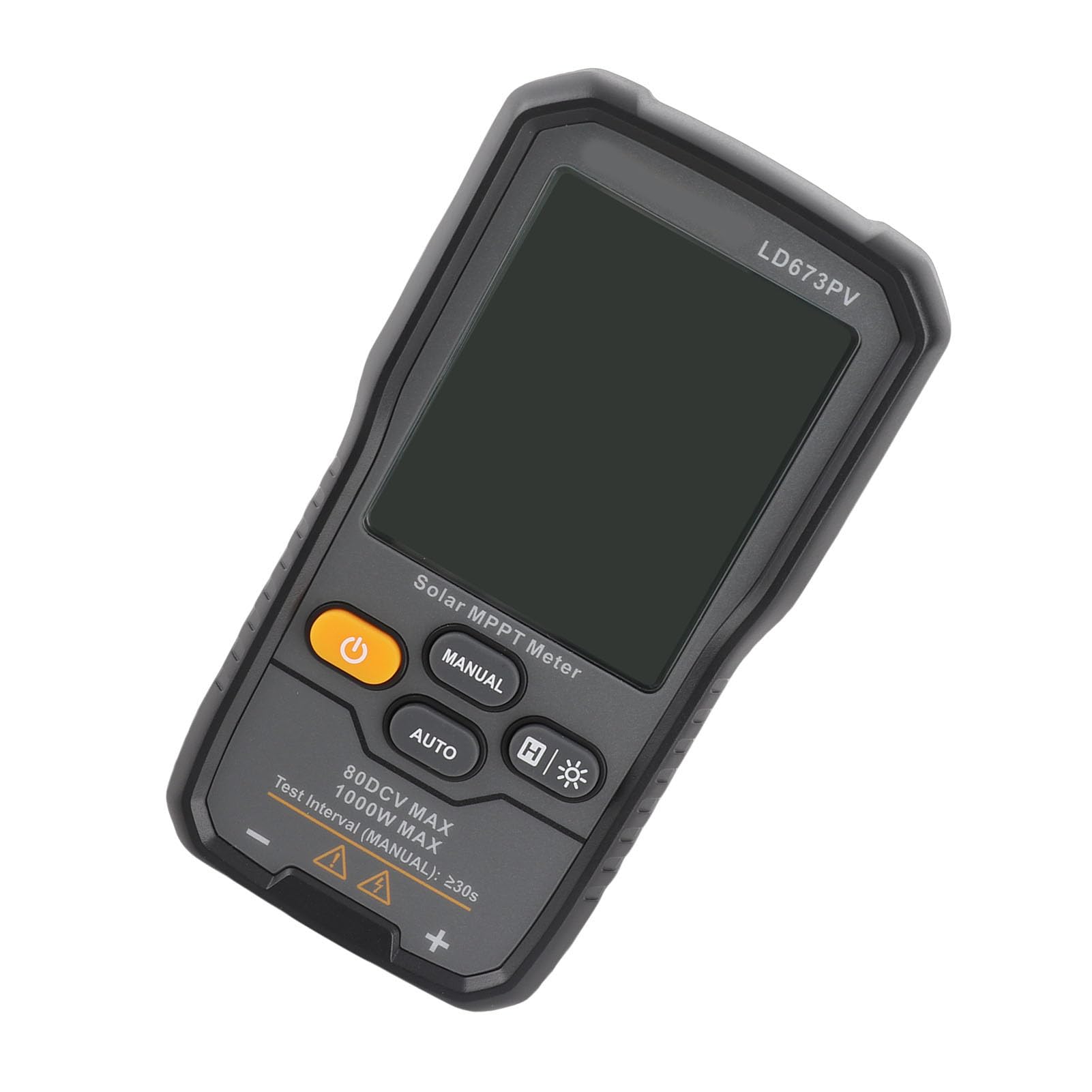 Eujgoov Tester per Pannelli Solari, Multimetro Fotovoltaico MPPT da 1000 W 80 V 35 A con LCD Retroilluminato e Blocco Dati, per la Verifica delle Prestazioni dei Moduli Fotovoltaici in