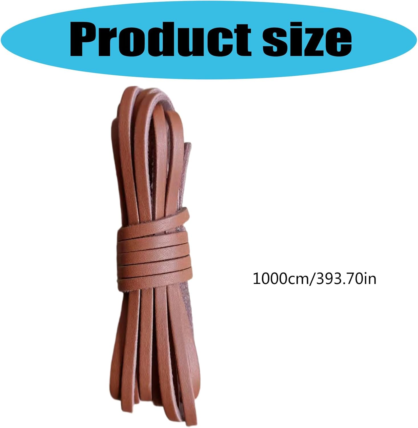 10.93Yards 3mm Flat Leather Cord String Lace for Jewelry Making Necklaces Bracelets Shoe Laces Crafting Necklace String