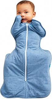Love to Dream Swaddle Up Warm | 2.5 TOG, 8-13 lbs, Storm Blue | Arms Up Swaddle Helps Baby Self-Soothe and Sleep Longer, Secure Fit Helps Calm Startle Reflex, Newborn Essentials 61–68F