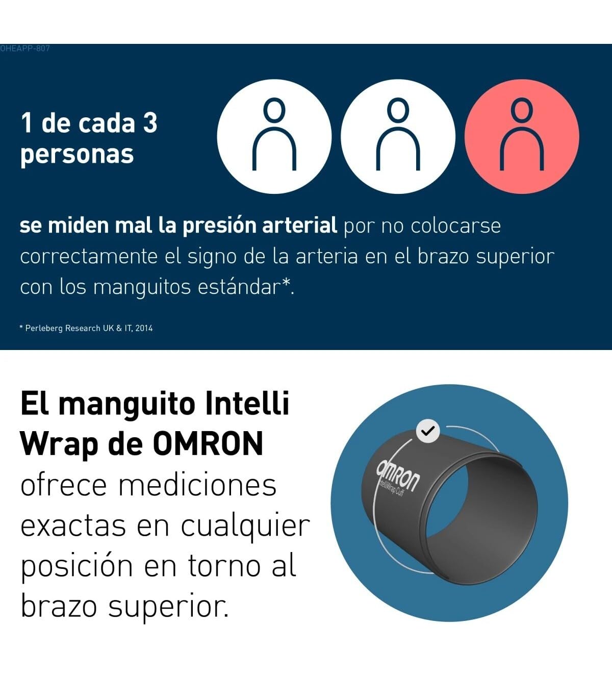 OMRON M3 Comfort AFib Tensiómetro automático de brazo con detección de fibrilación auricular IntelliWrap
