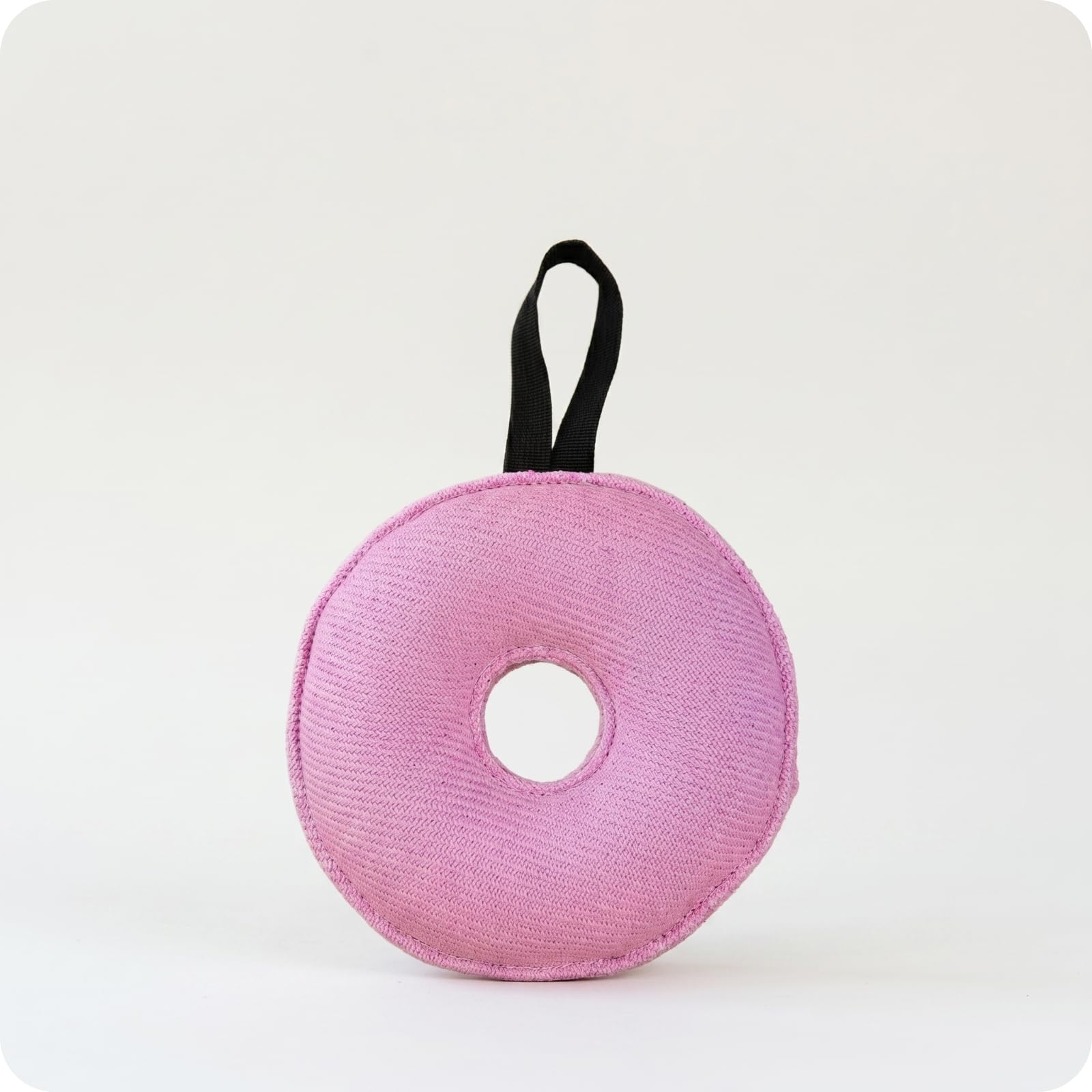 Milageto Dispositivo de Entrenamiento de Mordedor para Perros Anillo O Juguete Acolchado de Poliéster con Asa para Lanzar y Llevar Adecuado para Juego Activo Adiestramiento Viajes Uso Diario 20cm