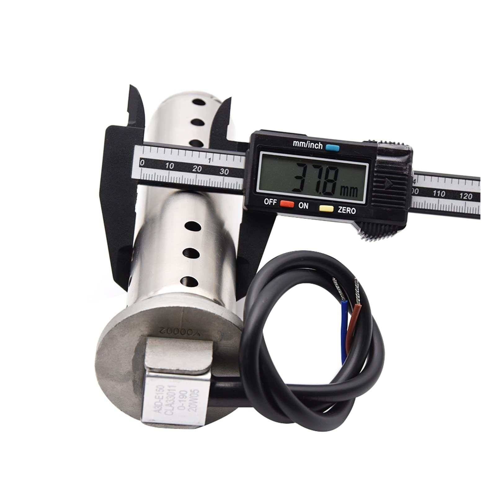 Abwasser-Füllstandsanzeige mit Sensor 52 mm Boot-Haltetank-Füllstandsanzeige 8 Farben Hintergrundbeleuchtung for Auto-Marine-LKW-Abwasserzähler,Präziser Monitor(Gaugex450mm-190ohm)