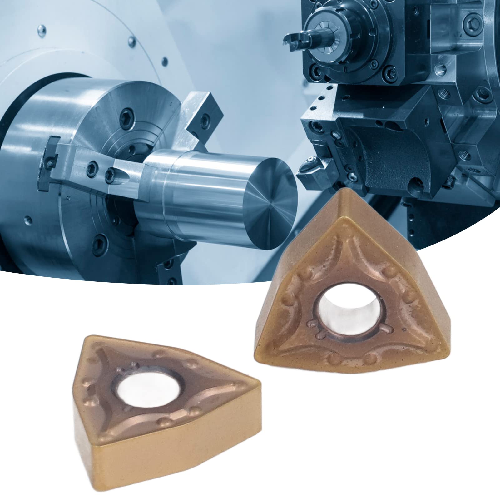 Amazon.co.jp: 旋削インサートブレード、旋盤インサートチップ高