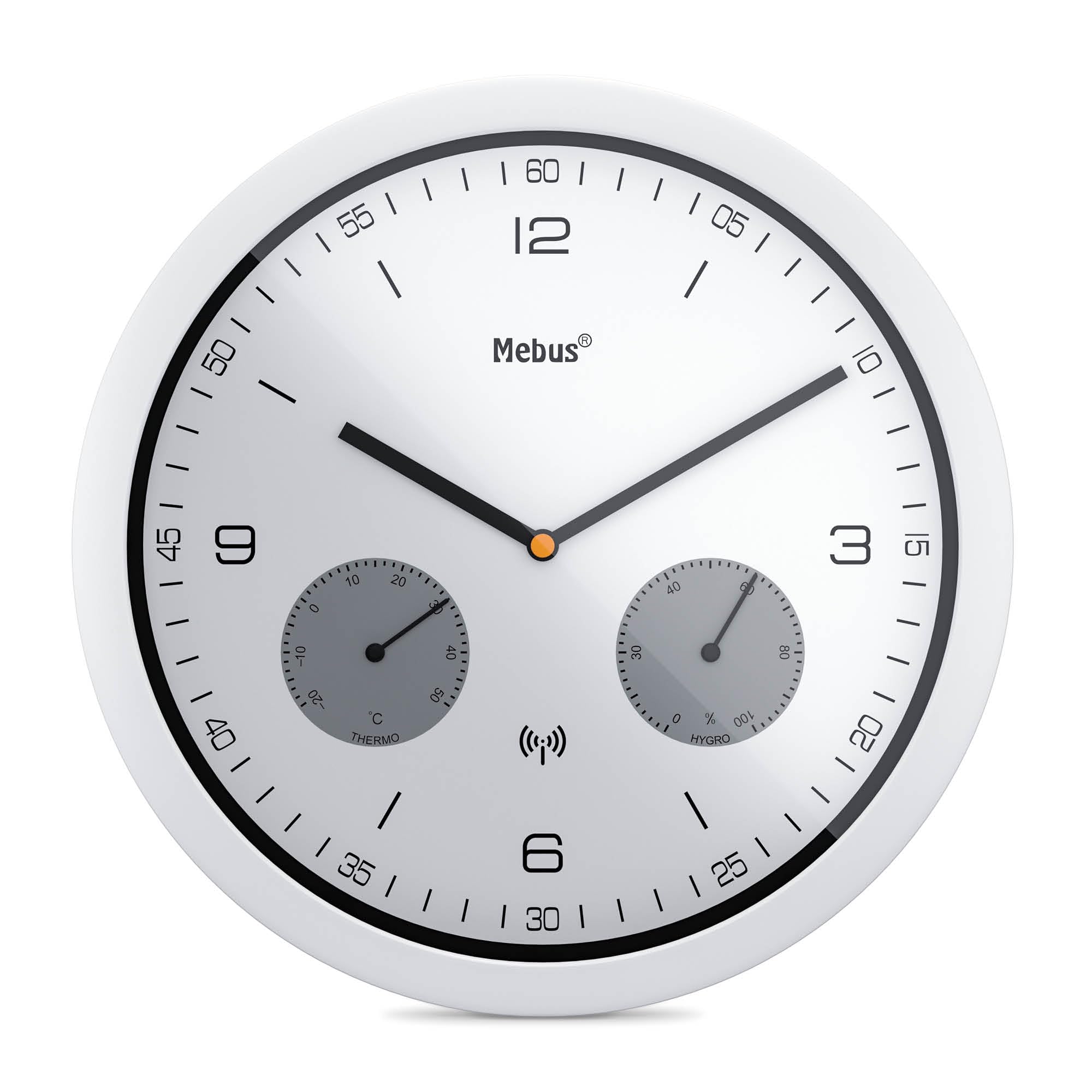 funk wanduhr mit hygrometer