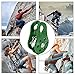 Climbing Pulley Universal Aluminum Alloy Fixed Mountaineering Rope Climbing Pulley Pulley for Rope Climbing, Work(Green)