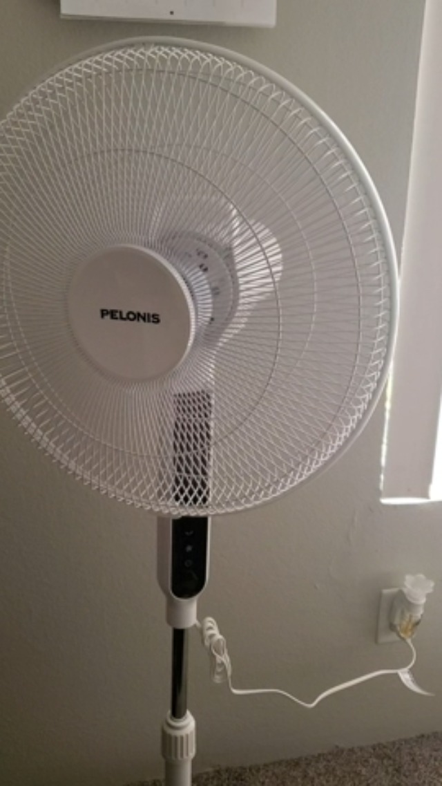 PRO ELEC PEL01924 16" Pedestal Fan, White - View #8