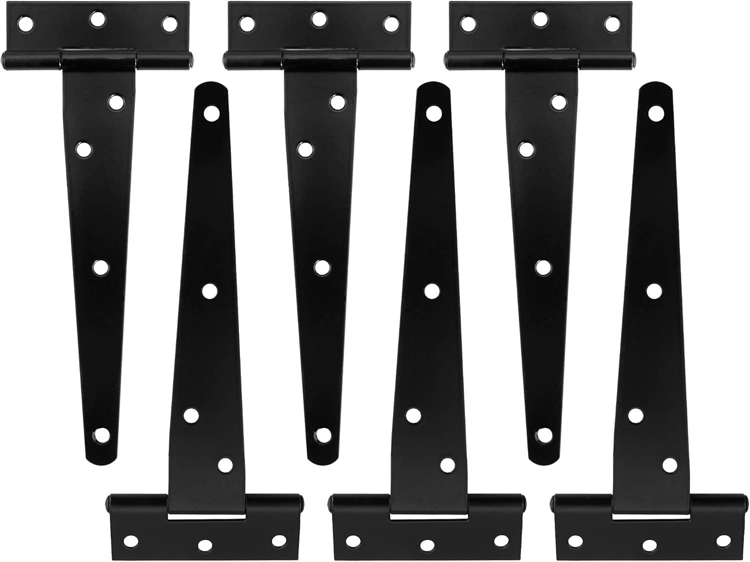 Buy Kitmose 6 Pcs 6 inch Black TStrap Barn Door Hinges Light Duty