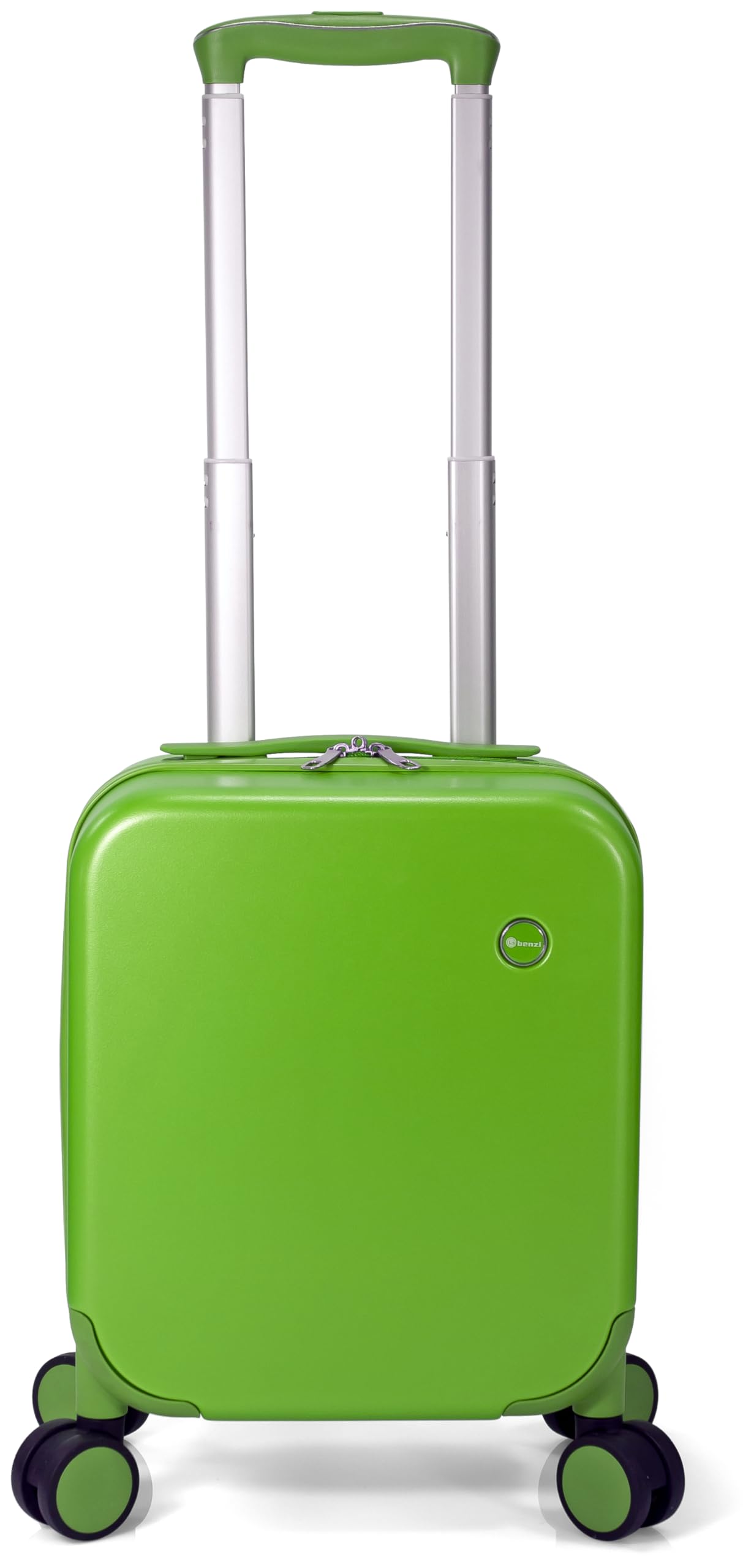 BENZI | Maleta de Cabina 40x30x20 cm | 4 Ruedas Dobles Multidireccionales | Equipaje de Mano Aprobado RYANAIR VUELING y VOLOTEA | Ligera y Resistente | Azul (Rosa)