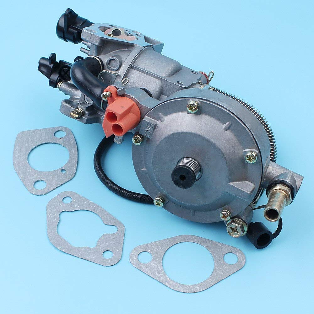 Carburador Dual Fuel Coversion Kit Auto Choke Para Honda GX390 188F/190F 4.5KW-5.5KW Generador de motor LPG/CNG/GASOLINA Carb