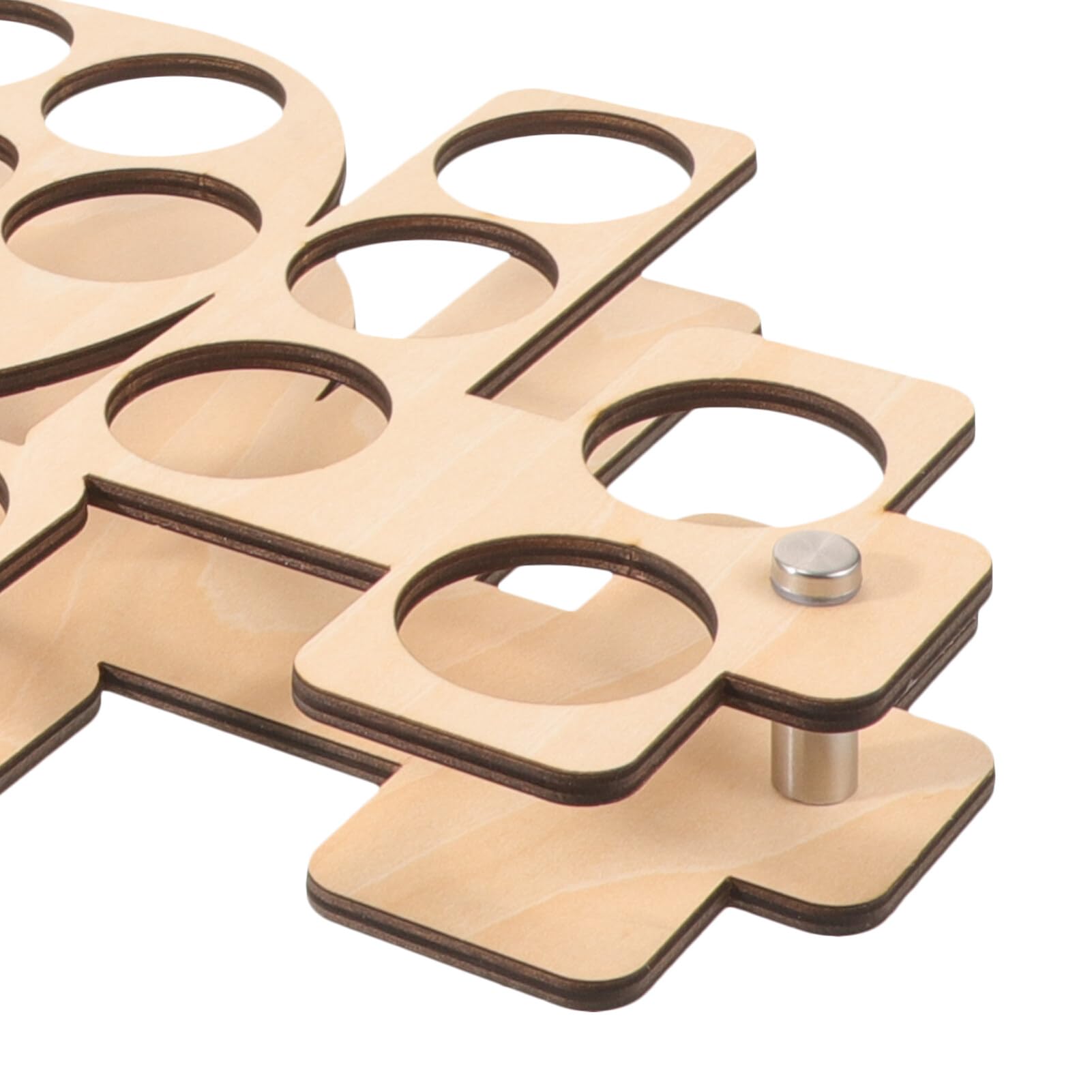 VANZACK Espositore Legno Per Palline Da Golf Supporto Decorativo Con Spazio Per Mazze Design Moderno Per Golfistiche Personali e Professionali