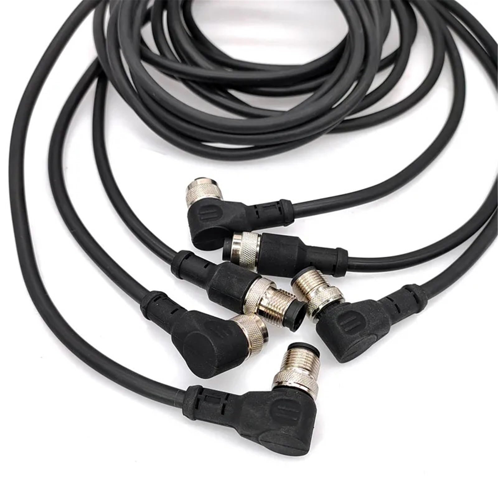 Câble M12 pour capteur industriel et actionneur connecteur 2m double tête gris - 8