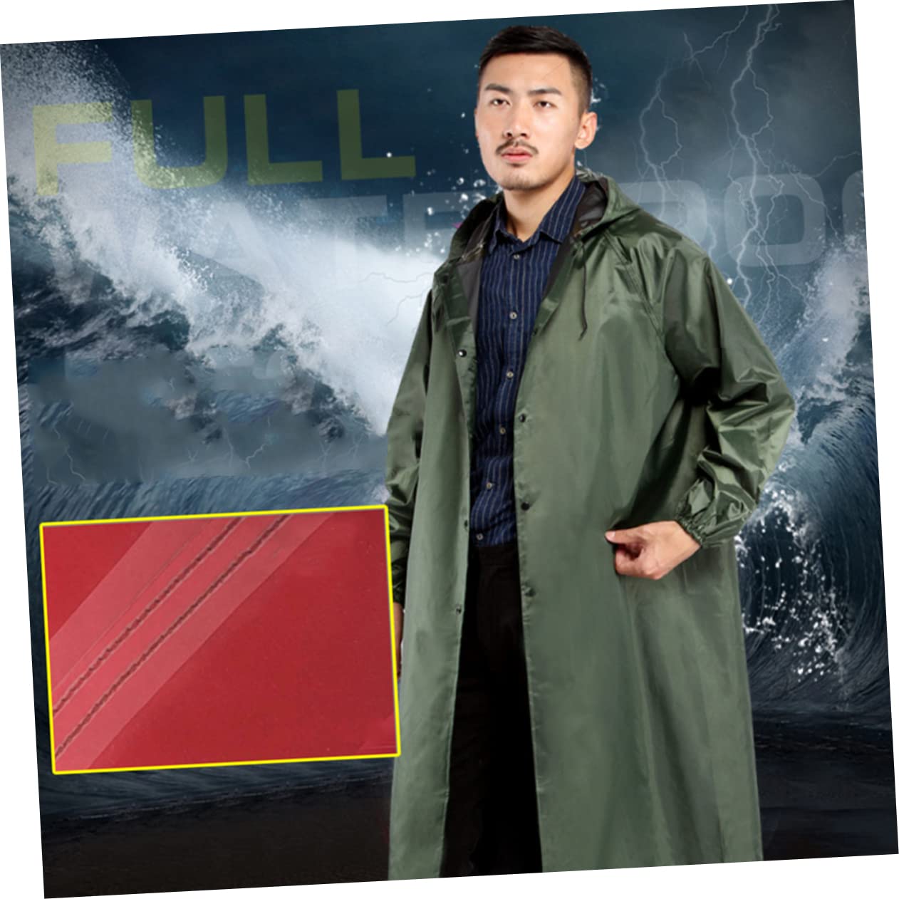 BESPORTBLE Poncho Antipioggia per Ciclismo all Aperto Multifunzione come Copertura o Materassino Resistente ai Graffi Facile da Trasportare e Pulire per Escursionismo e Attività all Aperto