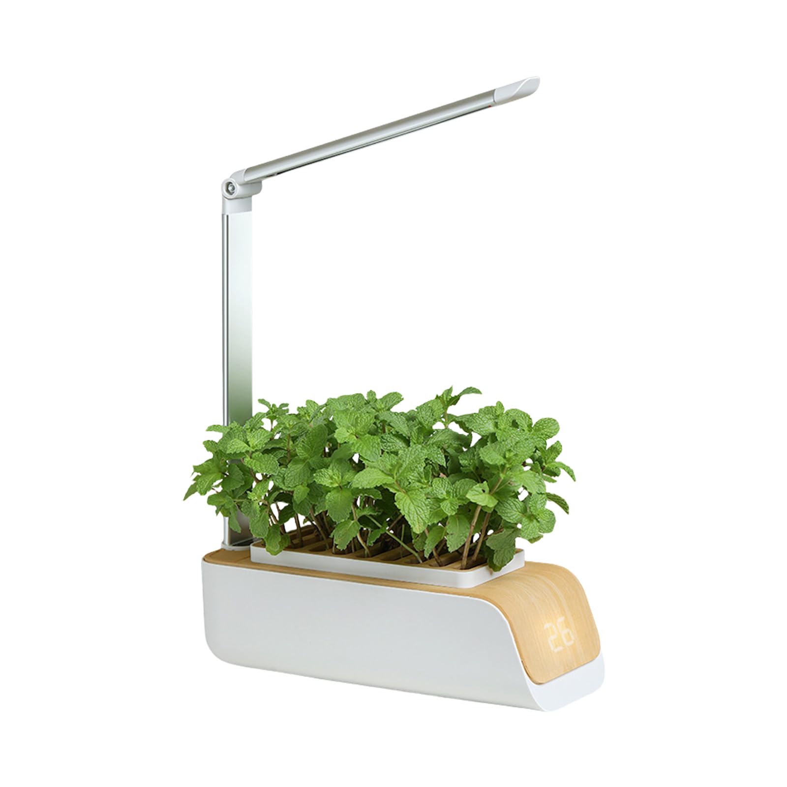 Smart Indoor Hydroponic Garden con spettro regolabile LED e irrigazione automatica per la coltivazione di piante domestiche in lega di alluminio fioriera idroponica