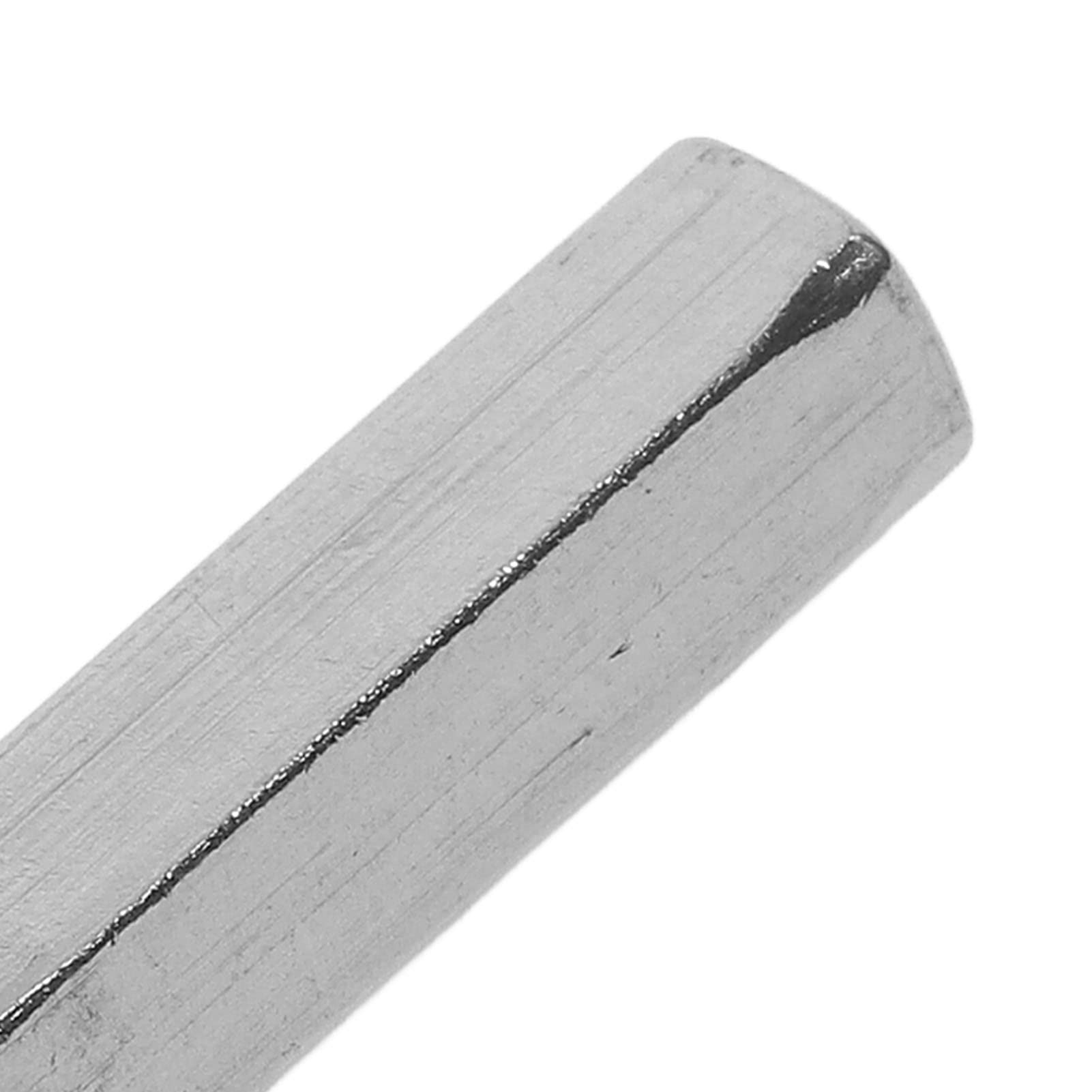5 Tuercas Acoplamiento M8x1.25 Acero Inoxidable 304 Larga 75mm | Varilla Hexagonal Rosca Hembra 13mm OD para Unión de Componentes