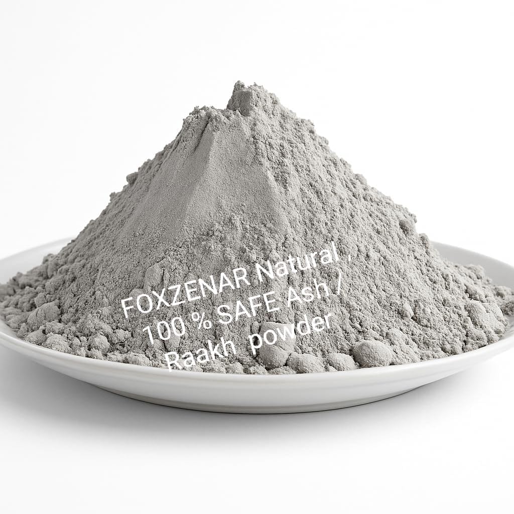 Natural & Organic Ash Powder 900grm | Pure Wood & Cow Dung Raakh | Eco-Friendly Multi-Purpose Cleaning Powder for Utensils, Teeth, Plants, Puja, Household Use | Chemical Free Herbal Ash-image-7