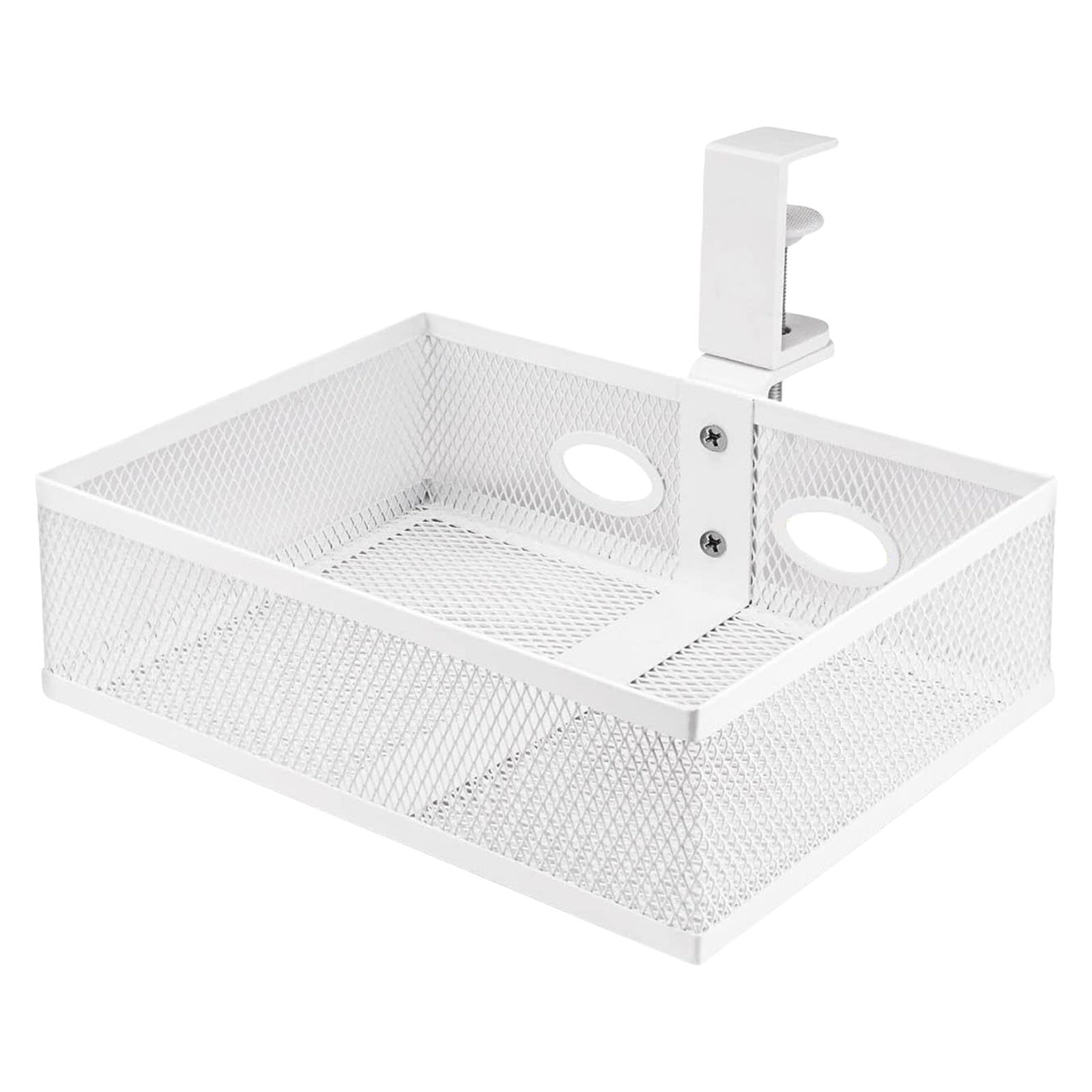 Jazuaiao Storage Shelf for Supplies and Personals Item Large Capacity Metal Wire Basket Space Saving Solution for Files Metal Wire Basket