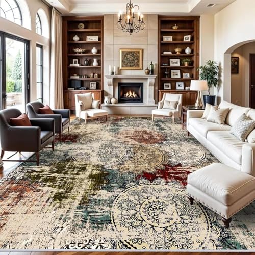 Tapis de salon moderne abstrait pour une chambre accueillante - 6