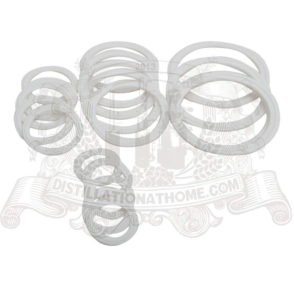 Ochoos 3"- 6.5" Silicon Gasket Special for Bubble Plate 4". 5 pcs in ...