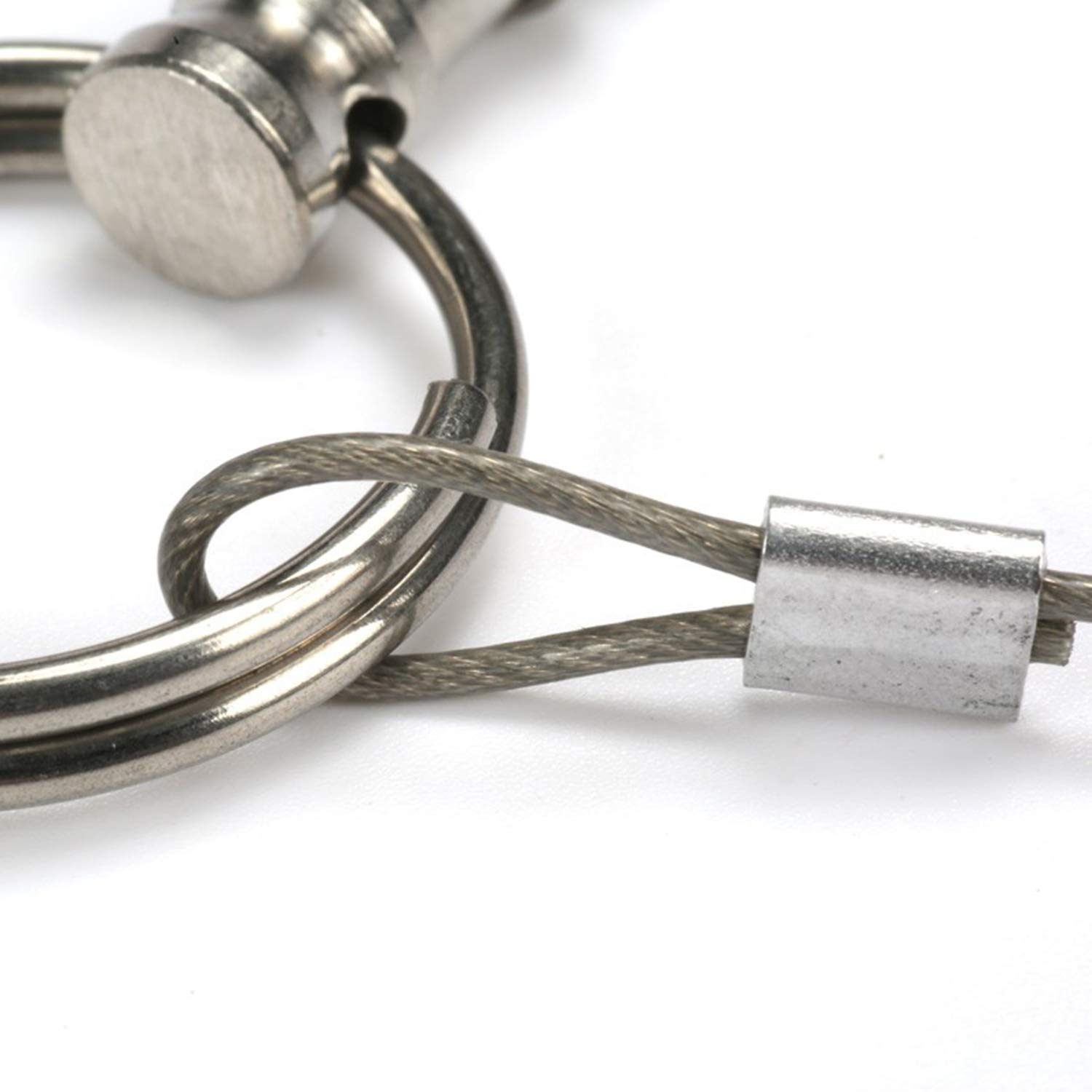IOOOFU 316 Stainless Steel Quick Release Pin With Lanyard - 6.3x42mm For Boat Bimini Top & Deck Hinge