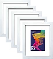 Vista 31 de VCK Paquete de 2 portarretratos de 8 x 10 pulgadas, roble natural, madera de alta gama con vidrio templado, para fotos de 5 x 7 pulgadas