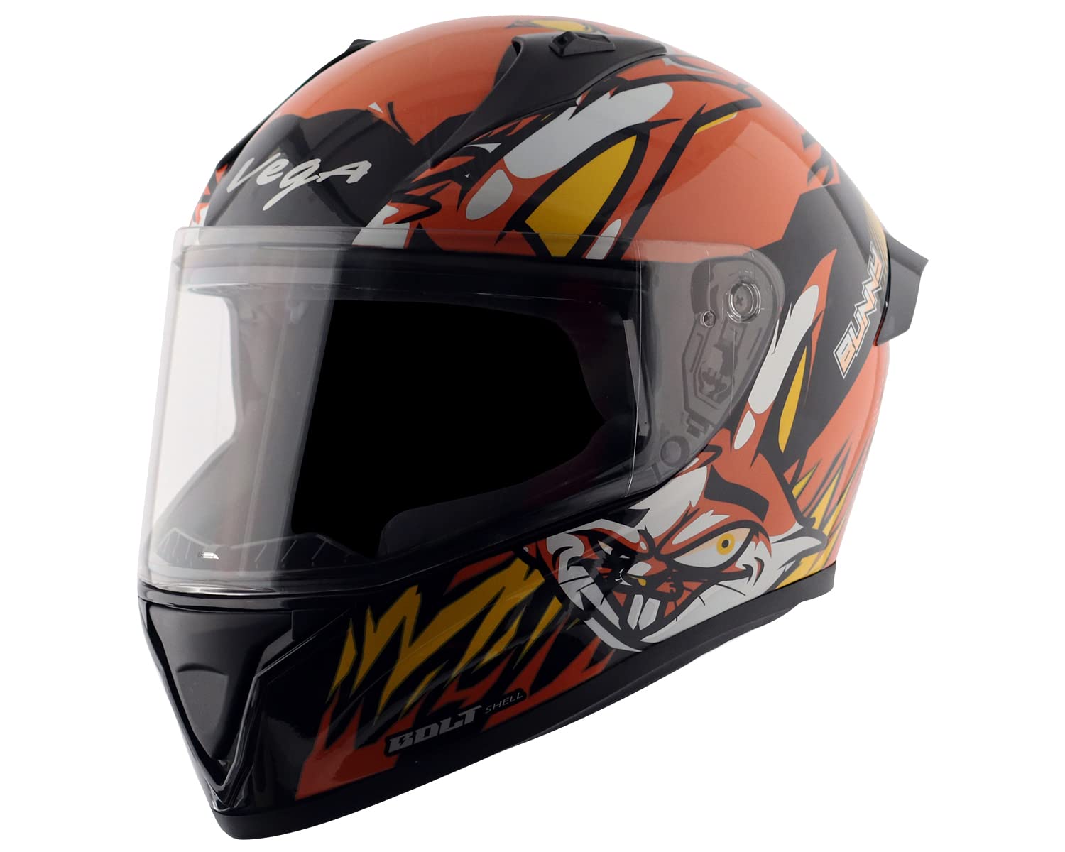 Vega Bolt Bunny Black Orange Helmet-M (B09DK2KK92) Amazon Price History, Amazon Price Tracker