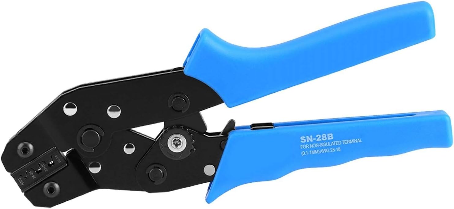 Open Terminal Crimper Plier Tool, Terminal Professional Pin Crimping Tool, SN-28B Crimping Tool Pin Terminal Crimping Tool JST Connector Crimping Tool for JST