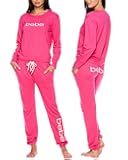 Womens Pajama Sets - French Terry Pajamas Long Sleeve Pullover Top and PJ Pants with Pockets - Sleepwear for Women
