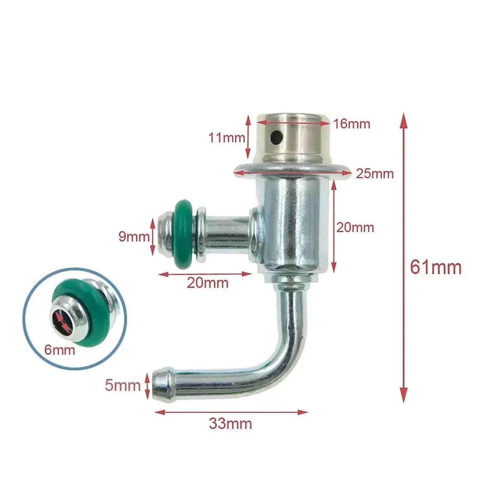 Regulador De Presión Inyección Combustible, Compatible For Mitsubishi, Chariot, Grandis, Dingo, Lancer regulador de presión de inyección de combustible d