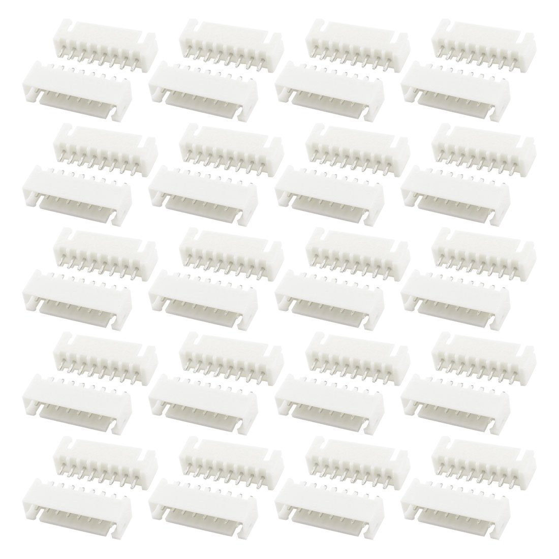 sourcing map 40 Pieces 2.54mm Spacing 8 Pin JST XH Connector