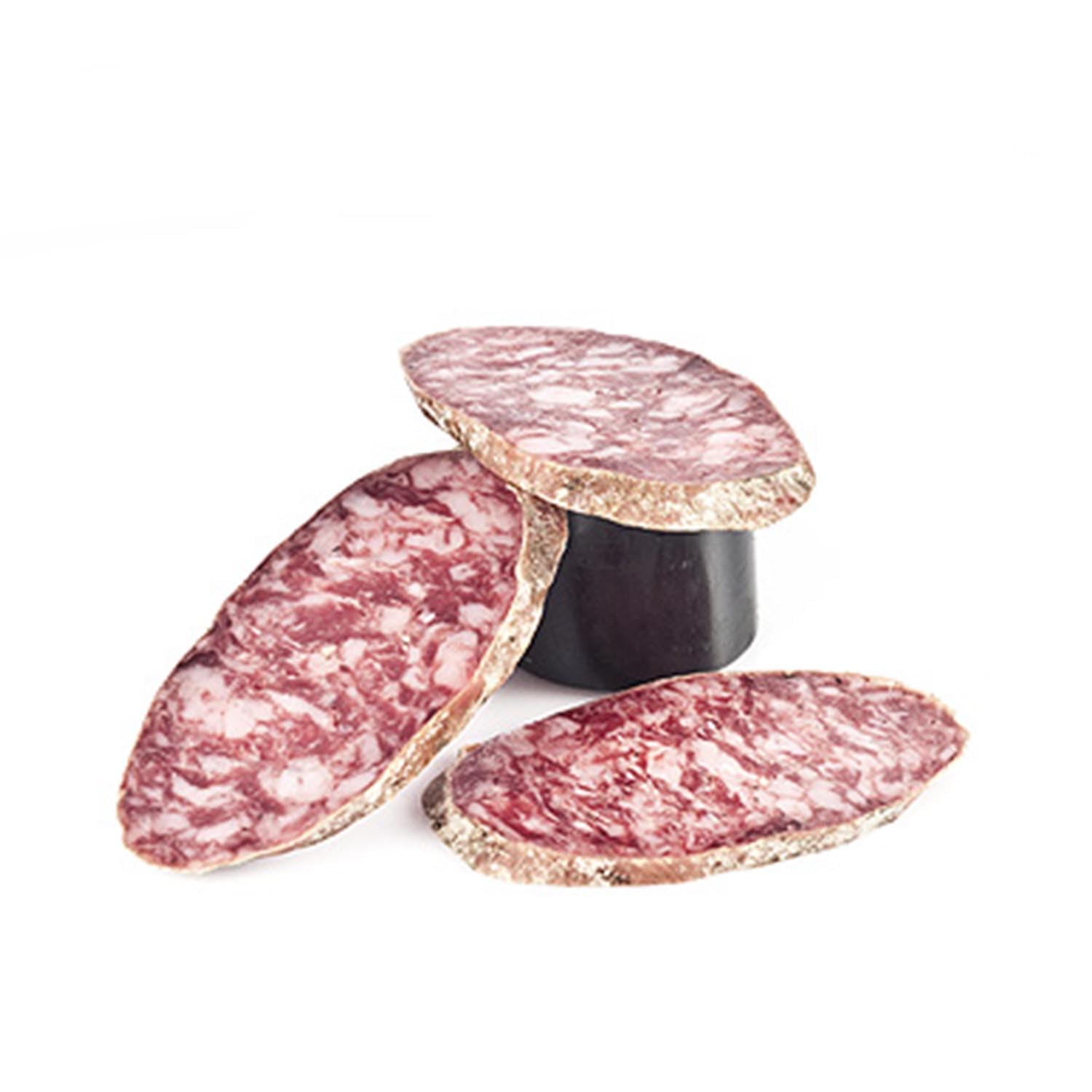 ENRIQUE GARCÍA - Salchichón Ibérico de Bellota, 10 Sobres Envasados al Vacío de, 100 g Aprox. Acabado plástico. Caja regalo de cartón