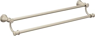 Moen YB6422BN Belfield 24-Inch Bathroom Double Towel Bar, Brushed Nickel