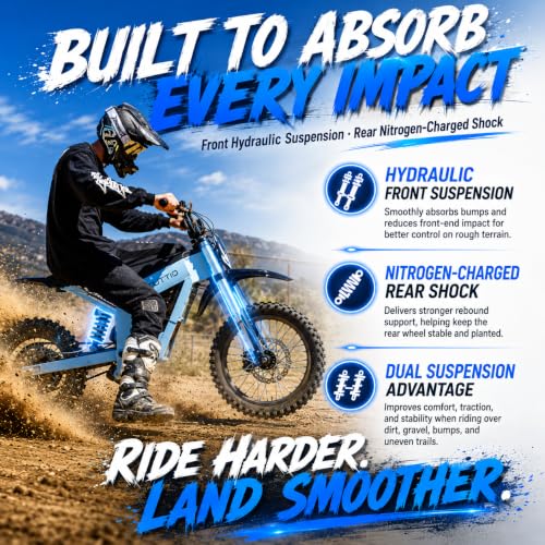 Image of Tuttio Soleil01 GB Electric Dirt Bike 54.6V 3000W 40MPH Off-Road Ebike