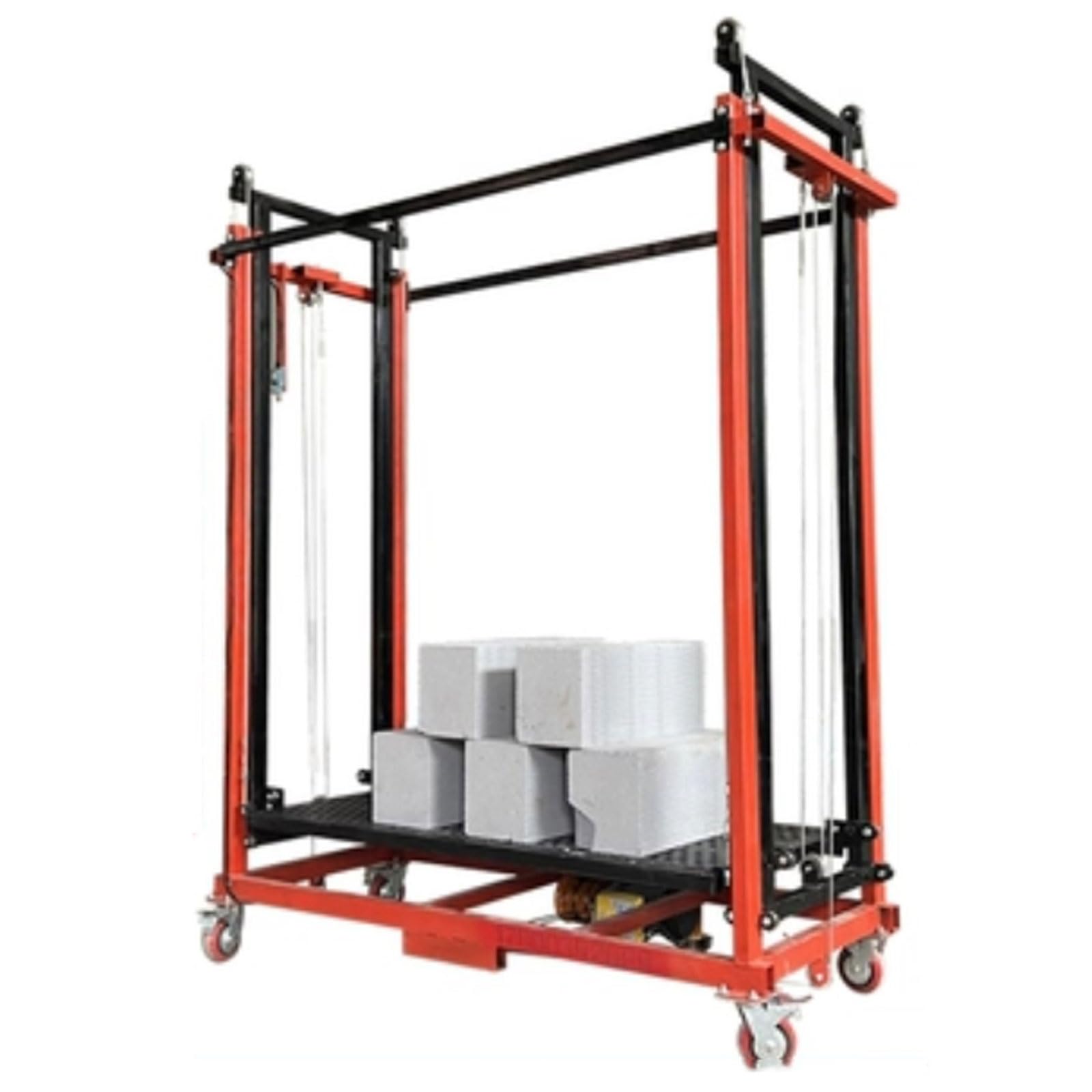 Andamio eléctrico ajustable para construcción en interiores y exteriores