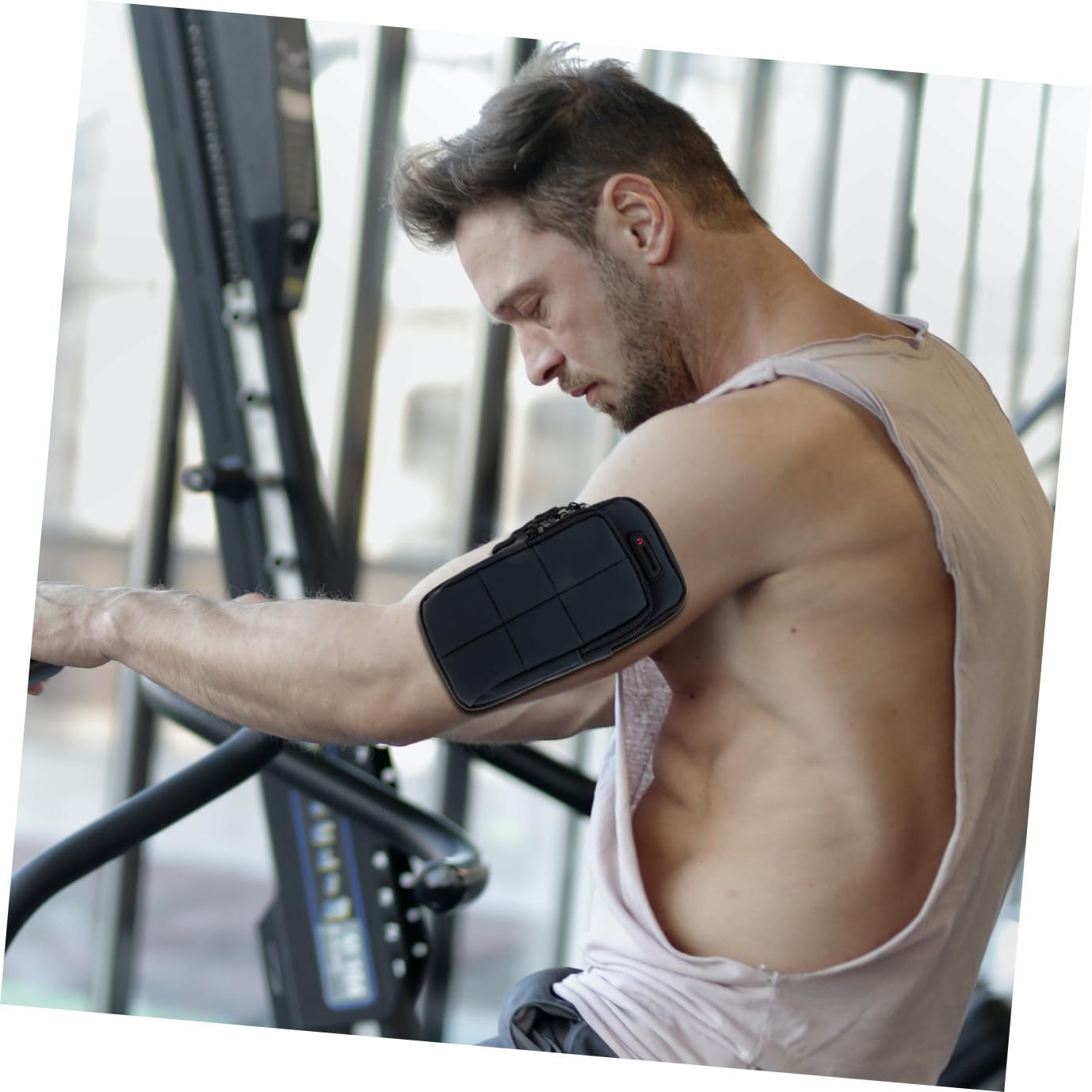 Uonlytech 3stücke Sportliches Smartphone Armband Für Workout Atmungsaktive Handyhalterung Für Joggen Fitness Und Outdoor-aktivitäten Verstellbare Arm-Tasche Für Smartphones