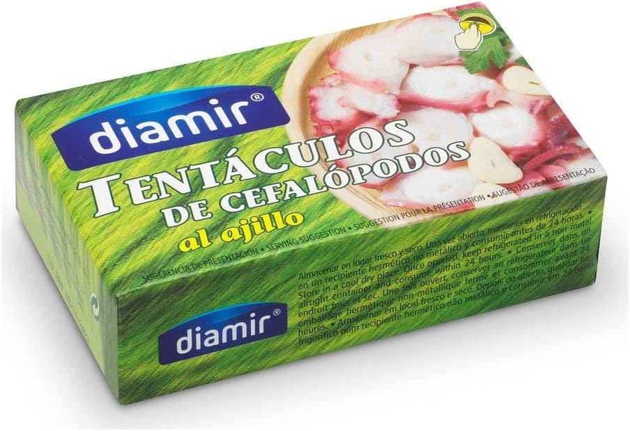 Damir Octopus-Style Tentacles in Garlic Dressing 110 g Easy-Open