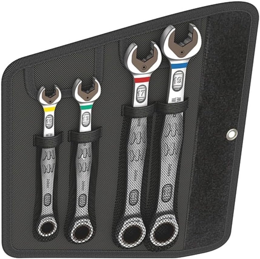 05073290001 6000 Joker 4 Set 1, Set of ratcheting Combination Wrenches, Metric, 4 Pieces