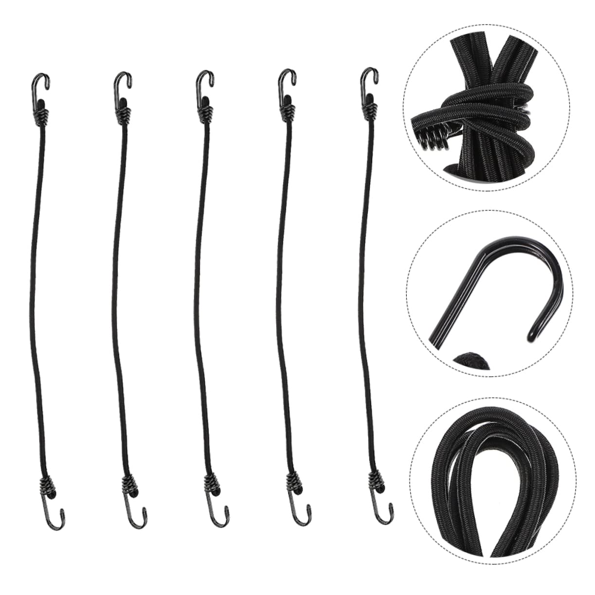 BCOATH Elegant Easy to Use 5pcs Bike Straps Quick Release Tensioner Belt for Ultra-Heavy Loads Random