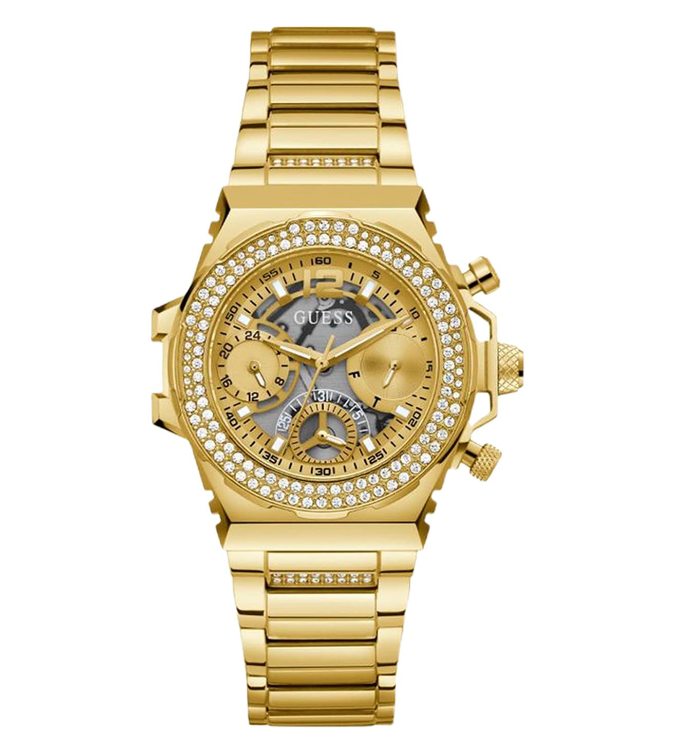 GUESS Analog Beige Dial Womens Watch-GW0552L2 (B0BN8ZMMFL) Amazon Price History, Amazon Price Tracker