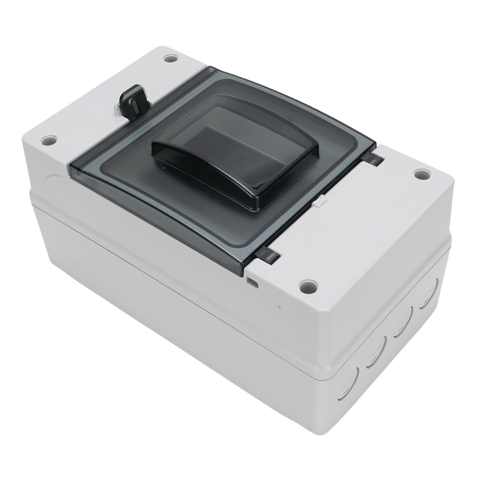 Leistungsschalterkasten, IP66 Wasserdichter ABS-Kunststoff-Verteilerkasten für den Außenbereich, Elektrisches Gehäuse mit Robustem Design für MCCB-Solarbatterieschalter in Industrie und