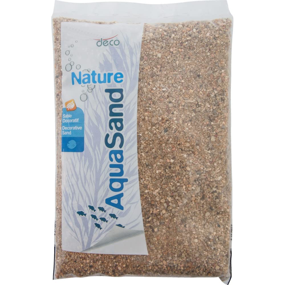 animallparadise - sol décoratif 1-4 mm, naturel rivière AquaSand 1 kg pour aquarium