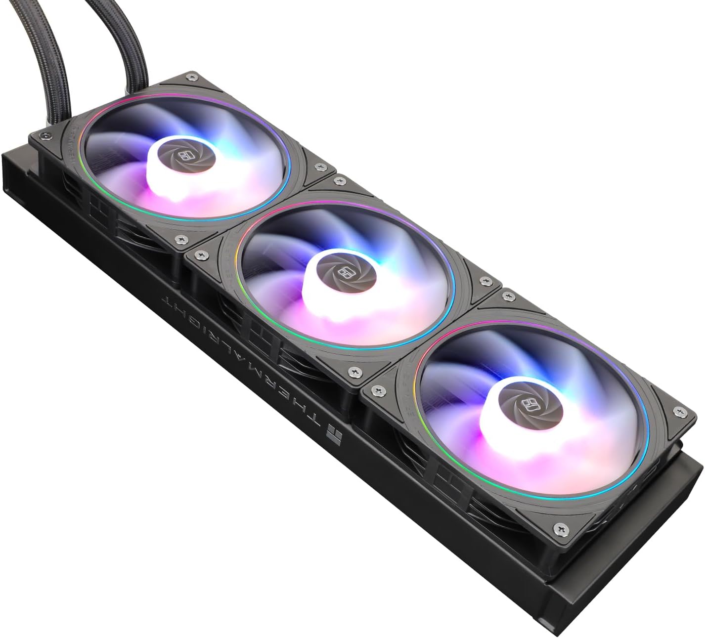 Thermalright TL-S12-S X 3 CPU Fan 120mm ARGB Case Cooler Fan Comes with ARGB Lighting Effect,PC PWM Silent Computer Fan with 1500RPM Speed, CPU Cooling Fan, 3 Pack (TL-S12-S X 3)