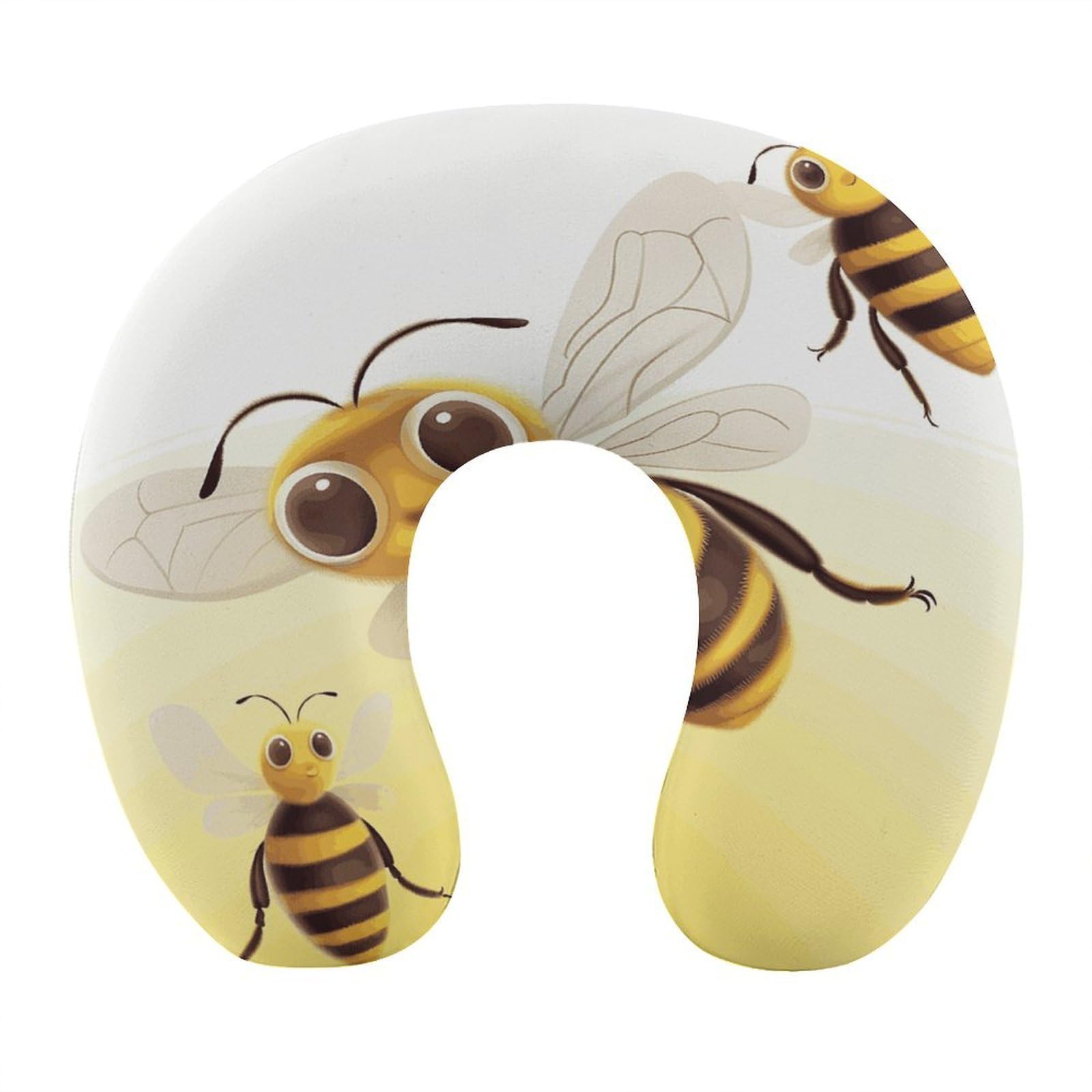 Btcowzrv Style Honey Bee1 U Shaped Neck Pillow Travel Pillows