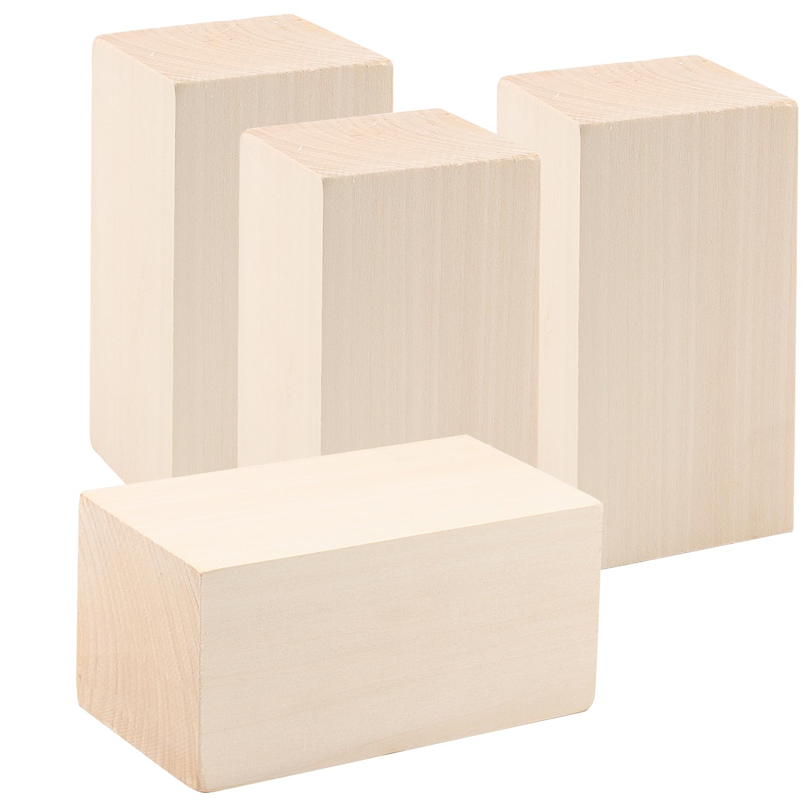 Blocs de sculpture en tilleul 15,2x7,6 cm parfaits pour s'initier aux loisirs créatifs