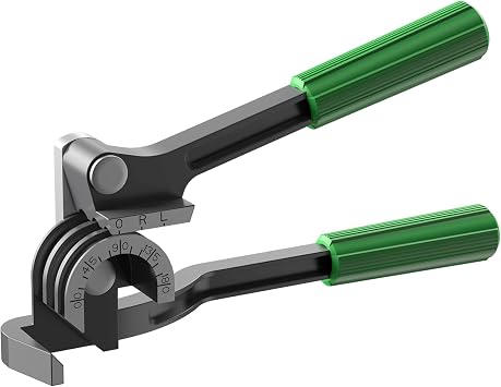 WIPCOOL 3-in-1 Compact Tube Bender, 0180 Copper Tubing Bender for 1/4", 5/16", 3/8" O.D., Manual HVAC Bender Tool for Air Conditioning & Refrigeration Tight Spaces