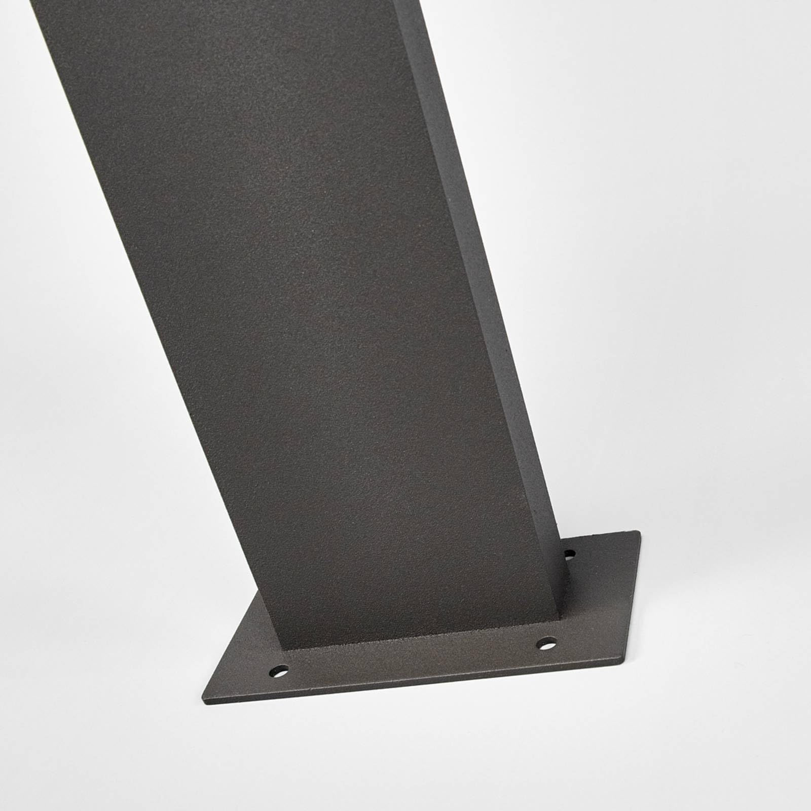 Lucande LED Wegeleuchte/Pollerleuchte, Höhe: 60 cm Wegelampe spritzwassergeschützt IP54 1x 5,8W Außenleuchte