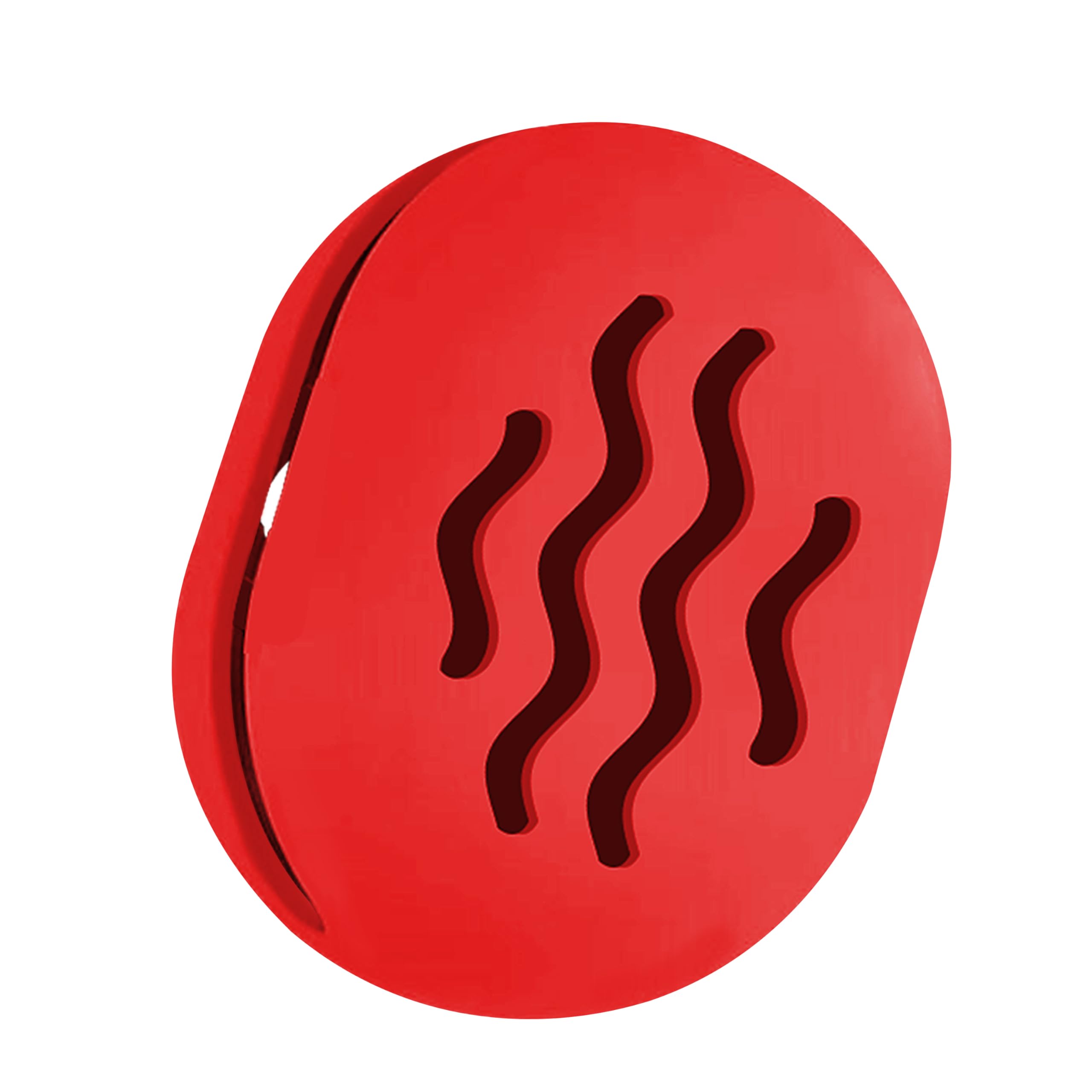 Estuche de viaje para esponja de maquillaje, soporte de silicona para licuadora de belleza con ventilación de secado rápido, organizador hueco de doble cara para esponjas húmedas/secas, sin