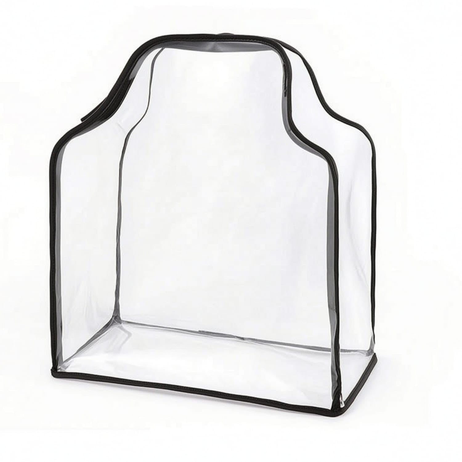 Transparent Handbag Storage Cover Clear Handbag Dust Bag with Zipper Zippered Purse Protector Storage Bag Dustproof for Women, Collectors, Closet, Shelf, No 5-image-49