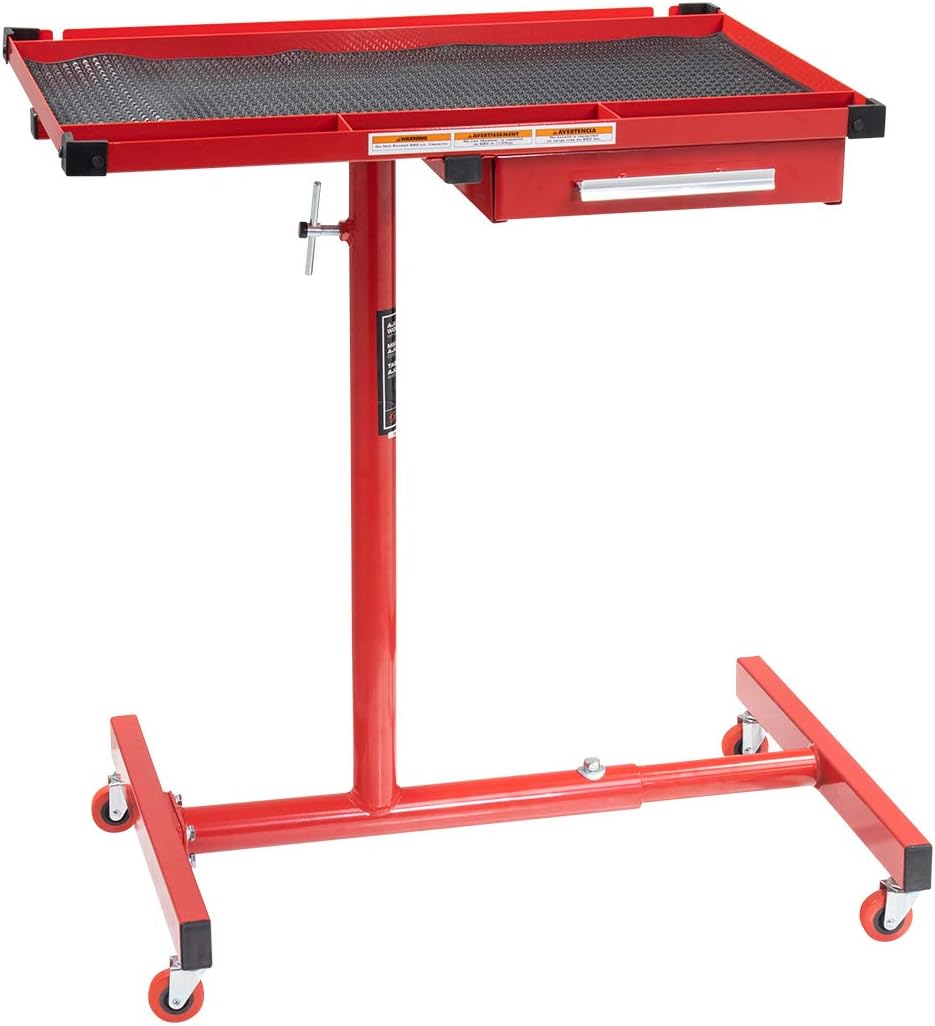 UNITEDPOWER Rolling Tool Table with Drawer, Heavy Duty Tear