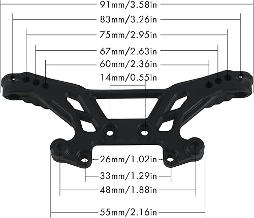Miniatura 3 de 2 unids delantero y trasero 9200 Shell soporte PX9200-11PX9200-12 para 110 9200 9200E 9205E 9206E RC coches camiones accesorios repuestos